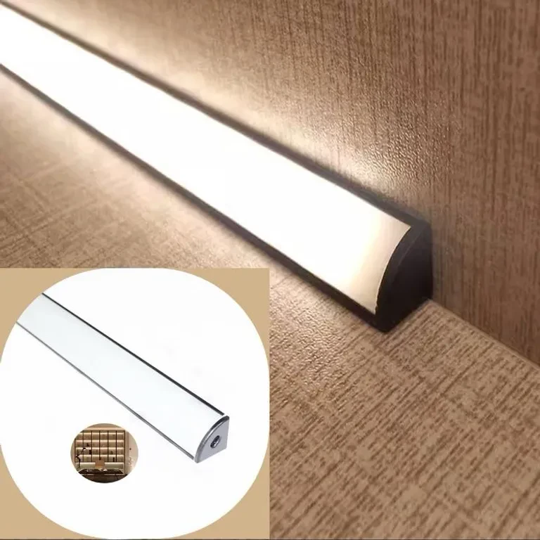 perfil de canto Super Led para iluminação