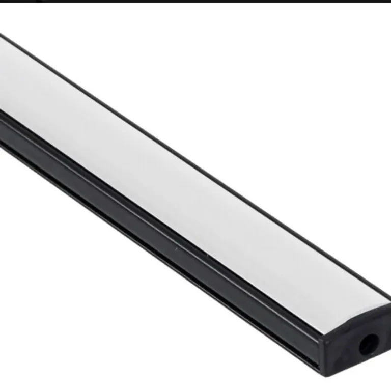 PERFIL SOBREPOR PRETO 2m Super Led
